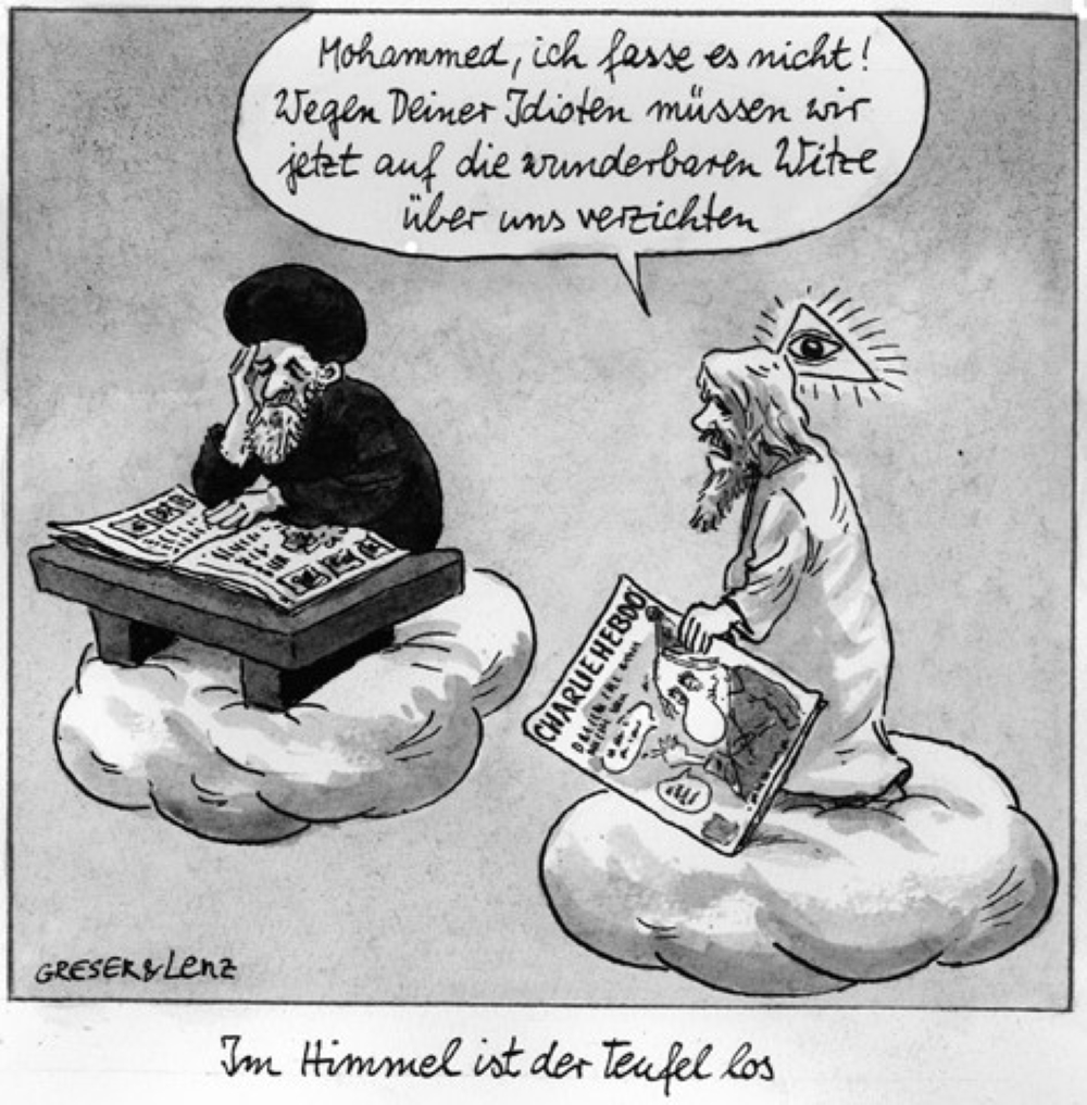 Gott und Mohammed -copyright by Greser&Lenz